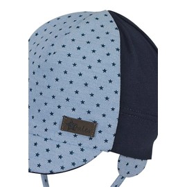 Sterntaler Baby Boys Peaked Cap, sky blue