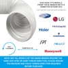 Portable Air Conditioner Hose 5.1 Inch Diameter,Portable AC Hose Exhaust