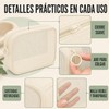 Set de 4 Bolsas de Maquillaje de Malla para Viaje,
