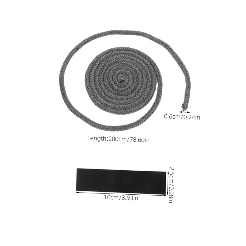 TEHAUX 1Roll Stove Door Rope Seal High Temp Fiberglass Gasket