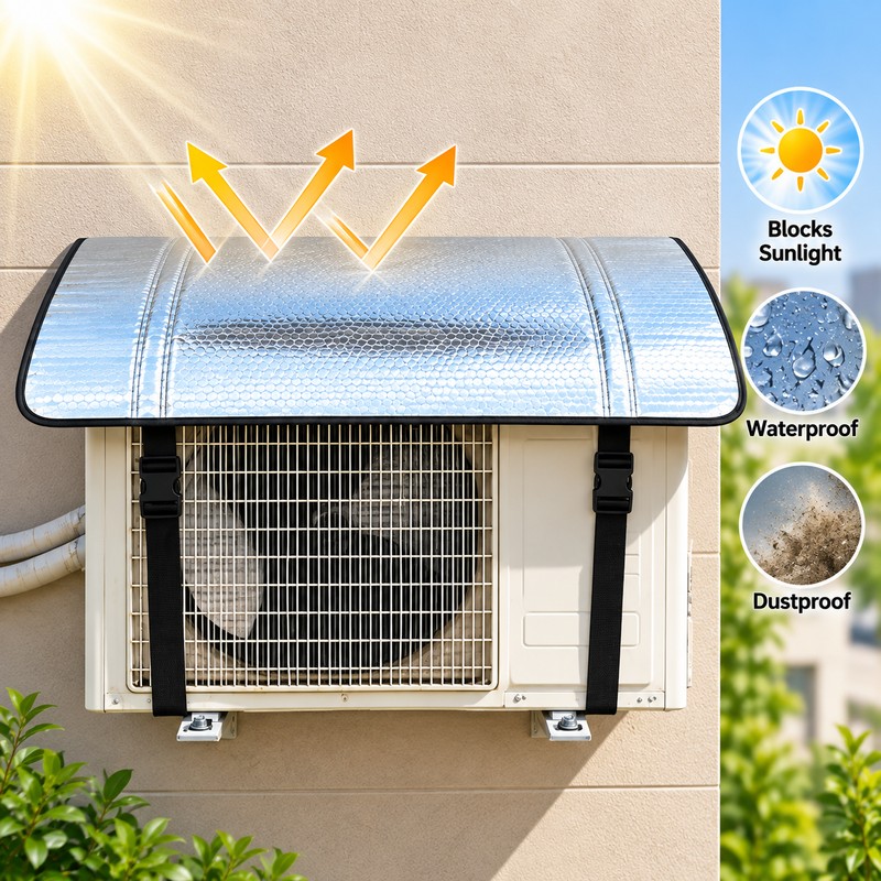 Outdoor AC Top Cover, 15.75 x 31.5 in – Sun,