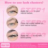 DIY Lash Extension Kit Volume Thick Lash Clusters 80D+100D 320