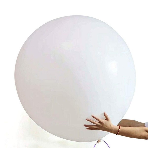 Pack of 6 Giant Balloons, White, Large, Extra Large Balloons,