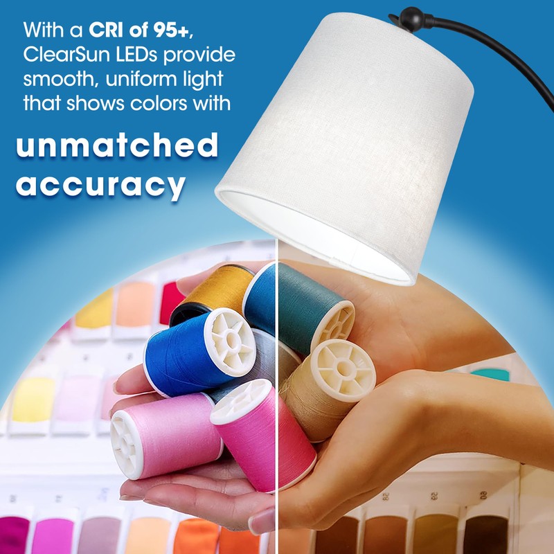 OttLite Good Housekeeping Shaded LED Desk Lamp with Wireless Charging