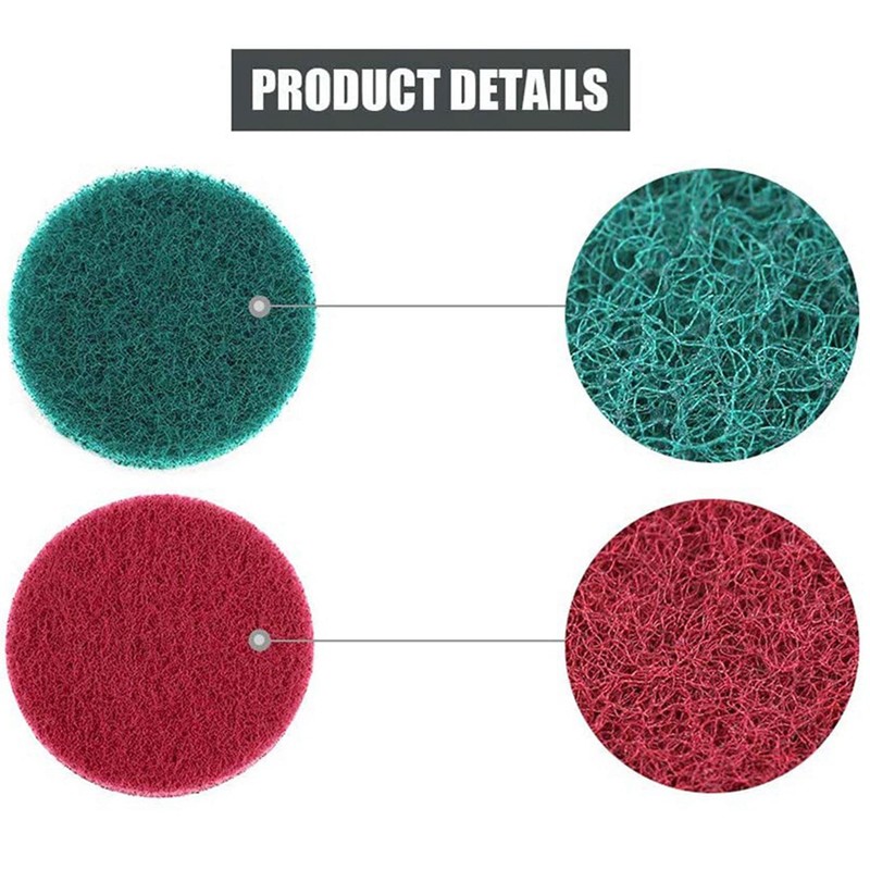 22Pcs Power Scrubber Brush Set Polishing Pad for Drill Powered