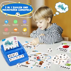 Joozmui Gift Girls 3 4 5 6 7 8 Years, Letter Learning Toy from 3-8 Years Boy Games from 3-8 Years Gift Boy 3-8 Years Children's Toy from 3-6 Years Birthday Gift