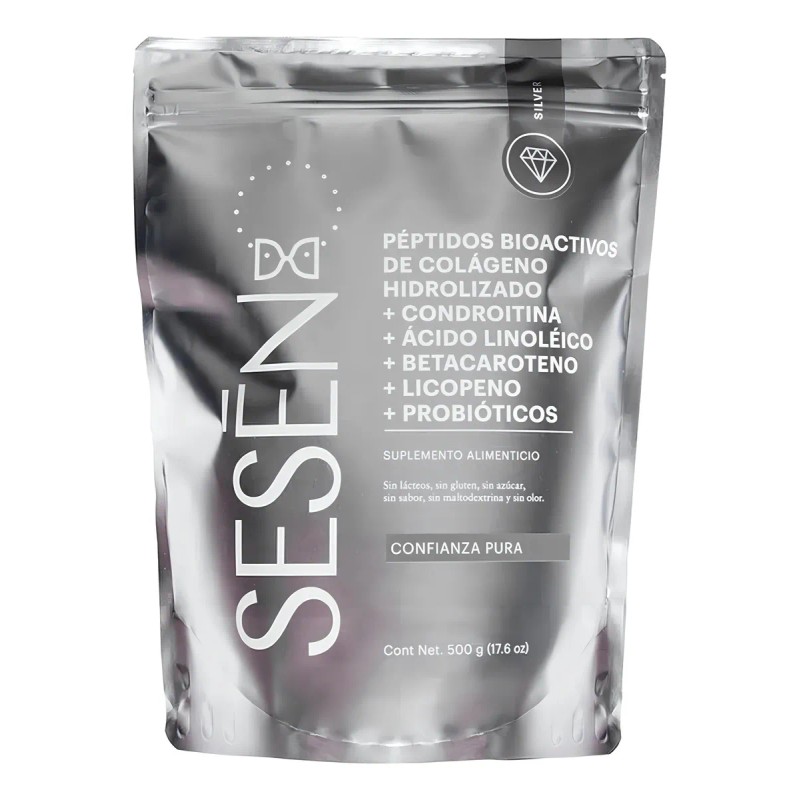 Sesen Silver Peptidos De Colágeno Hidrolizado 2 Pack Sabor Sin