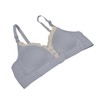 Wireless Nursing Bra V Shape Breastfeeding Breathable Maternity Bra with