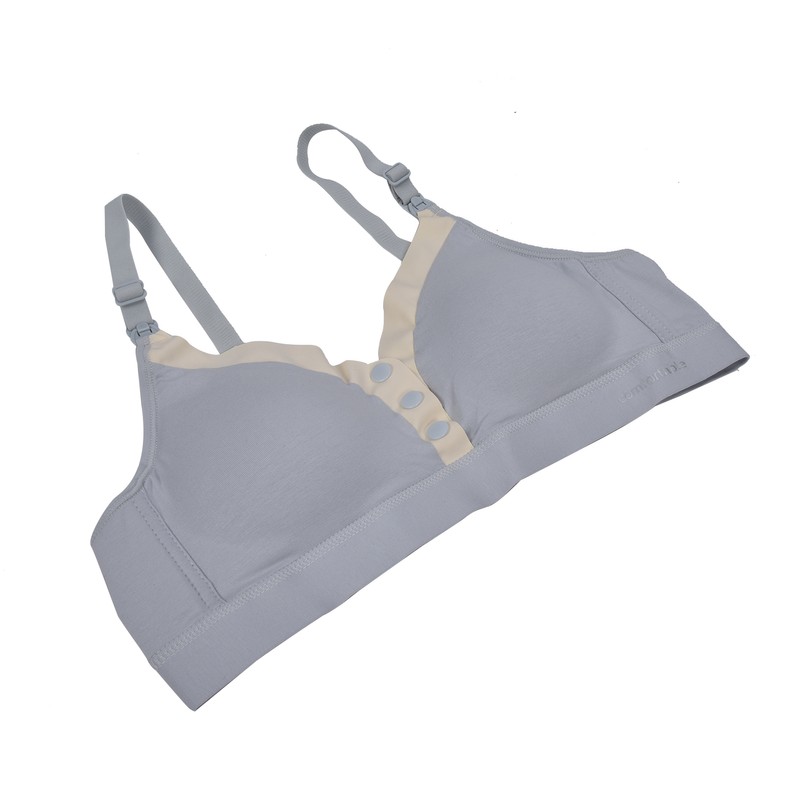 Wireless Nursing Bra V Shape Breastfeeding Breathable Maternity Bra with