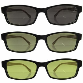 KKD 2872 Color Changing Polarized Dimmable Sunglasses, Square, Lightweight, Unisex, Frame UV Protection, matte black