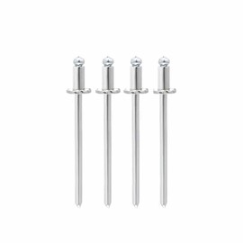 8 Pairs GM NOS Dash Rosette Rivets Stainless Steel Fits for Ford AMC VIN DOOR TAG (8)