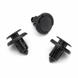 VVO Fasteners- Black Plastic Front Grille/Slam Panel Clips for Nissan X-Trail, (Pack of 10)