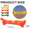 GUOYOU 20 Pcs String Line Level Post, 75mm Hanging Bubble