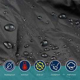 ATV Cover Waterproof MAYHOUR Beach Buggy Cover Outdoor Dust Rain UV Protection four wheeler Universal Heavy Duty Quad Cover Universal For Honda Polaris Yamaha Suzuki (L:79×37×42in/200×95×106cm)