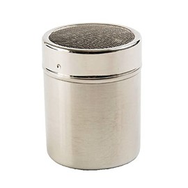 Vogue Shaker With Fine Mesh 275ml 7X9cm Stainless Steel Cruet Pot Kitchen