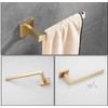 Housler® Brushed Brass (Gold) Square Bathroom accessories (Sq.BB.TOWEL RING (bar))