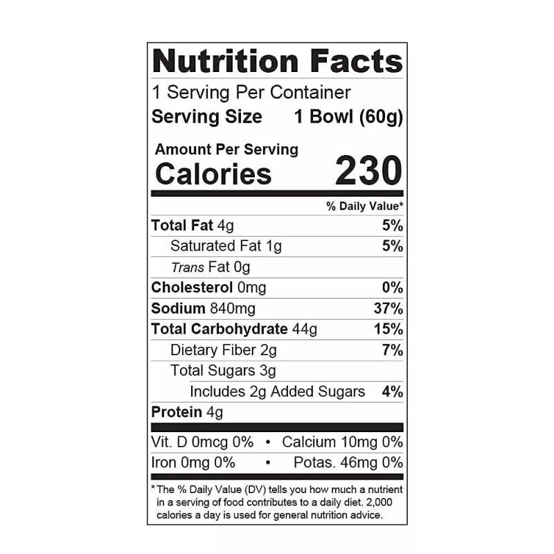 Snapdragon Instant Pho Pack 6 Bowls 2.1oz Delicious Microwave Snack