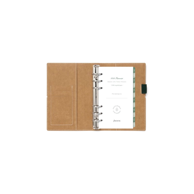 FILOFAX Eco Essential Personal Organiser Ebony 2025