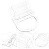 DOITOOL 10pcs Roller Window Shades Pull Transparent Handle Blinds Pulls