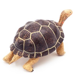 Higherbros Giant Tortoises Large Turtle Safari Animal Toys Wildlife Figurines Collection, Educational Toys for Kids, Outdoor Garden Statues and Home Decorating, Nice Decor (Dark Brown)