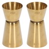 Double Head Cocktail Jigger Stainless Steel Gold Wine Jigger Bar