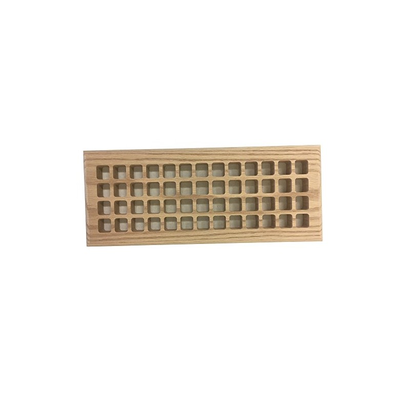 4 Inch x 12 Inch Red Oak Hardwood Vent Floor