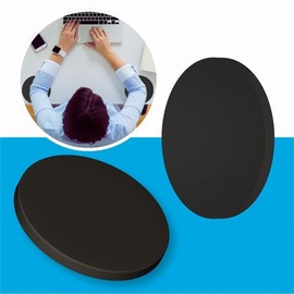 Technogel Ergonomic Elbow Pads (Set of 2) – Portable Gel Cushions for Remote Work & Flexible Desks – Relieves Shoulder, Arm & Wrist Pain – OEKOTEX 100 Certified, Made in Germany (Black)