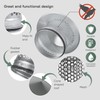 Vent Systems 8" Inch Round Chimney Cap Galvanized Steel for