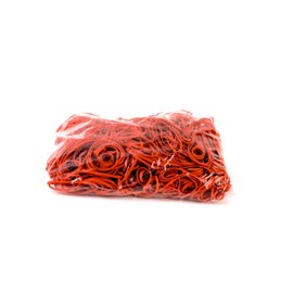 [1 Pack] Red Rubber Bands Size #14 (2 x 1/16 inches) Approx 2250 pcs per Box - Non-Latex Rubberbands For Office, Commercial, Store, Home, Kitchen, Industrial, Money, Electrical Use (1 Box)
