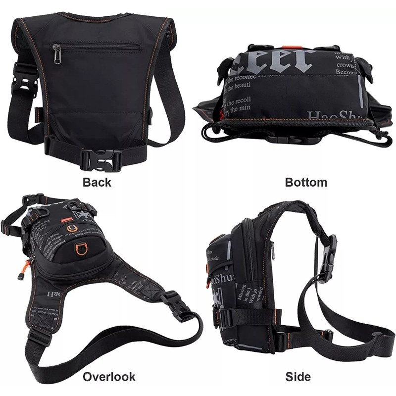 Pokachila Mochila Piernera Riñonera Pechera Hombre Nailon Impermeable