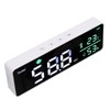 Sonómetro de pared, Decibelímetro digital 30-130dB Pantalla LED grande de