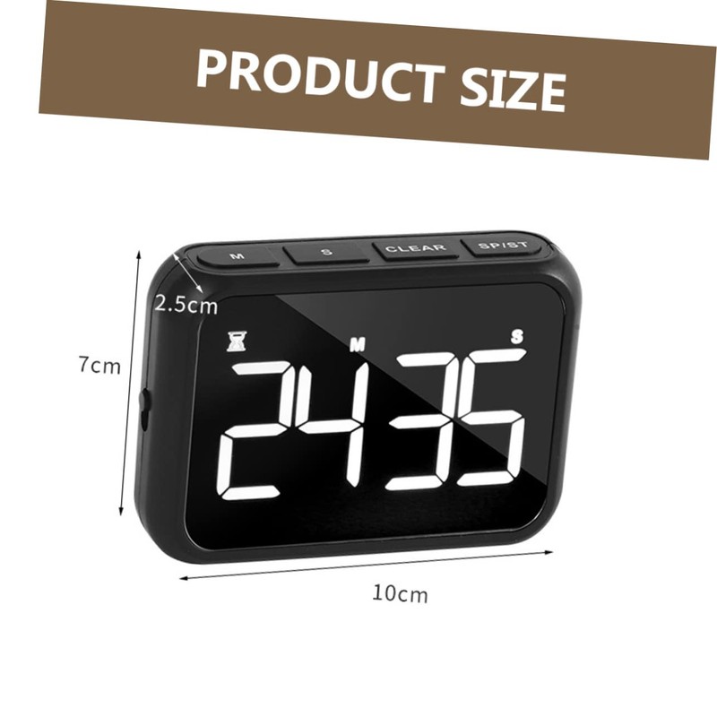 LIFKOME LED Digital Kitchen Timer with Large Display Magnetic Stand