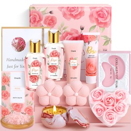 Birthday Pamper Gifts for Women, Unique Pamper Hampers Kit Self Care Package for Her, Relaxation Ladies Christmas Spa Gifts Sets Xmas Present Ideas for Women Best Friend Sister Bestie Mum