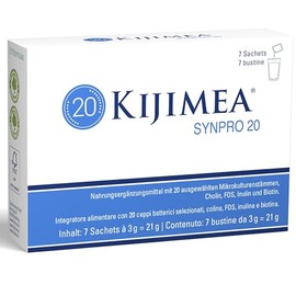 KIJIMEA® Synpro 20 - To Any Antibiotic - 20 Synergistic Microculture Strains, Choline and Biotin - Gluten Free - 7 Sachets