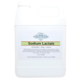 Sodium Lactate, 32 Oz, Safety Sealed Container. 60% Concentration USP Natural Preservative Made in The USA