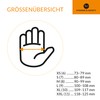 Disposable Nitrile Gloves Pack of 100 Black / White /