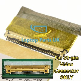 LPUK LCD Screen Cable Display Flex Ribbon compatible with Toshiba Satellite C50-C C50D-C C55-C C55D-C L50-C L50D-C L55-C L55D-C P50-C P50D-C P50t-C P55t-C p/n: DD0BLQLC010 DD0BLQLC020