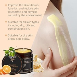 Crema Hidratantes Faciales de Sebo de Ternera y Miel, Hidratante Iluminadora, Reafirmante, 100ml, Desvanece Manchas Oscuras, No Grasa, iluminadora, reafirmante, loción corporal calmante hidratante duradera (1pcs)