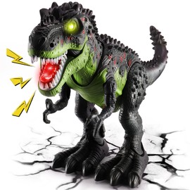 TOEY PLAY Dinosaur Toy T-Rex with Lights, Walking and Roars, 47 cm Dinosaur Figures, Large, Electronic Dino Toy, Gifts for Children, Boys, Girls from 3+ Years