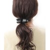 Kobe Vingtaine Pony Hook Hair Hook Tweed Ribbon Hair Accessory