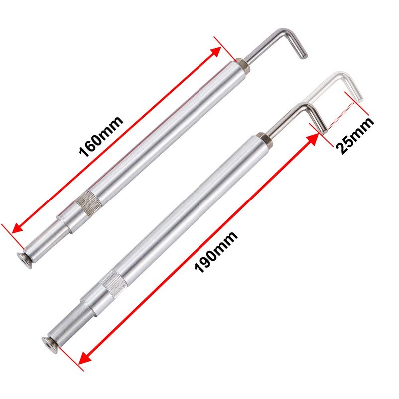 Kyostar Aluminum Battery Tie Down Kit with J Hook For