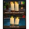 SoulBay USB-C Rechargeable Flameless LED Candles (2-Pack) - IP64 Waterproof