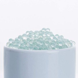 Adamas-Beta Lab Boiling Stones, Solid Round Clear Glass Boiling Beads, 5mm Diameter, Approx 1000 Beads