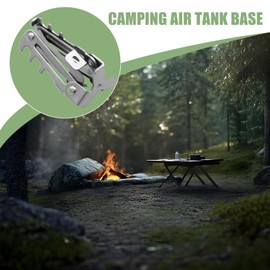 Canister Stand Camping | Camping Stove Stand - Stable Support For Air Tank And Tripod For Hiking Beginner Outdoor Grilling BBQ Activities
