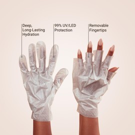 1Pair of Voesh New York Collagen Gloves with Argan Oil & AloeVera Extracts, 16ml