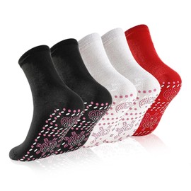 VPB Yoga socks, non slip pilates yoga socks, anti fall grip socks for sports, for ballet, pilates, home workouts, for men and women, 5 pairs.