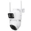 Dual Lens Security Camera 360° Pan Tilt Wireless Surveillance Camera