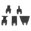 11PCS Oscillating Saw Blade Quick Release Carbon Steel Woodworking Straight