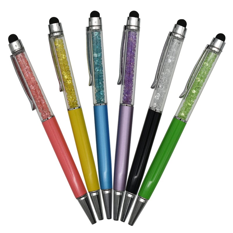 Maydahui 12PCS Crystal Diamond Capacitive Ballpoint Pens Universal Touch Screen