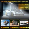 200W Led Work Light Rechargeable,20000MAh Solar Portable Light, 20000LM Magnetic